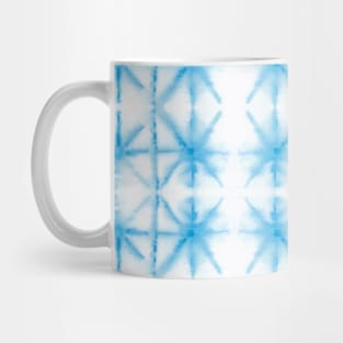 Shibori Tie Dye Pattern in Blue | Summer | Island Paradise| Tropical Mug